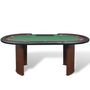 Voir la diapositive 3 : VIDAXL Table de poker pour 10 joueurs avec espace de croupier Vert