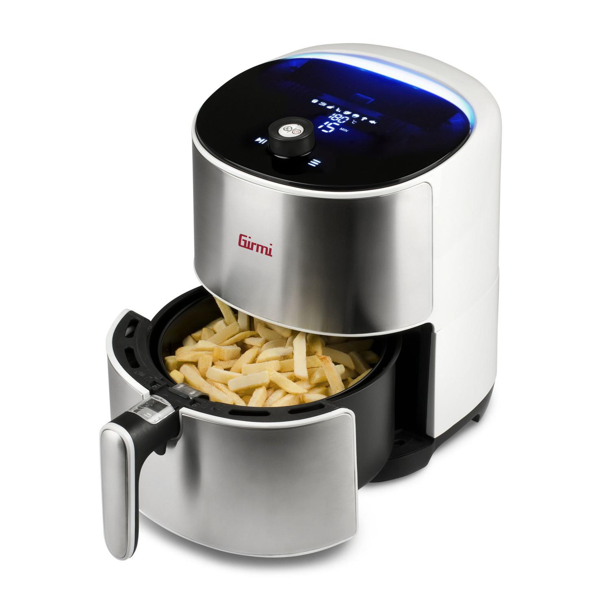 GIRMI Friteuse à air chaud girmi fg95 3,2 l acier satiné simple blanc 1500 w
