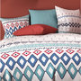 Voir la diapositive 2 : Home collection Parure housse de couette 100% coton 57fils pointillé pointillé