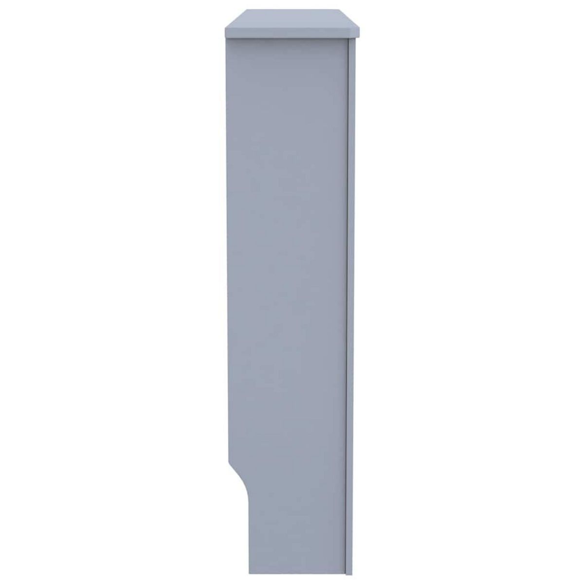 VIDAXL Cache-radiateur anthracite 112x19x81,5 cm MDF