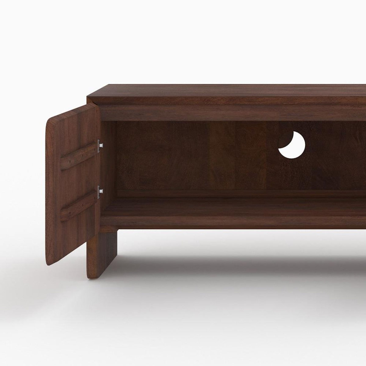 Rendez vous déco Meuble TV en bois de manguier 3 portes 150 cm-Achille
