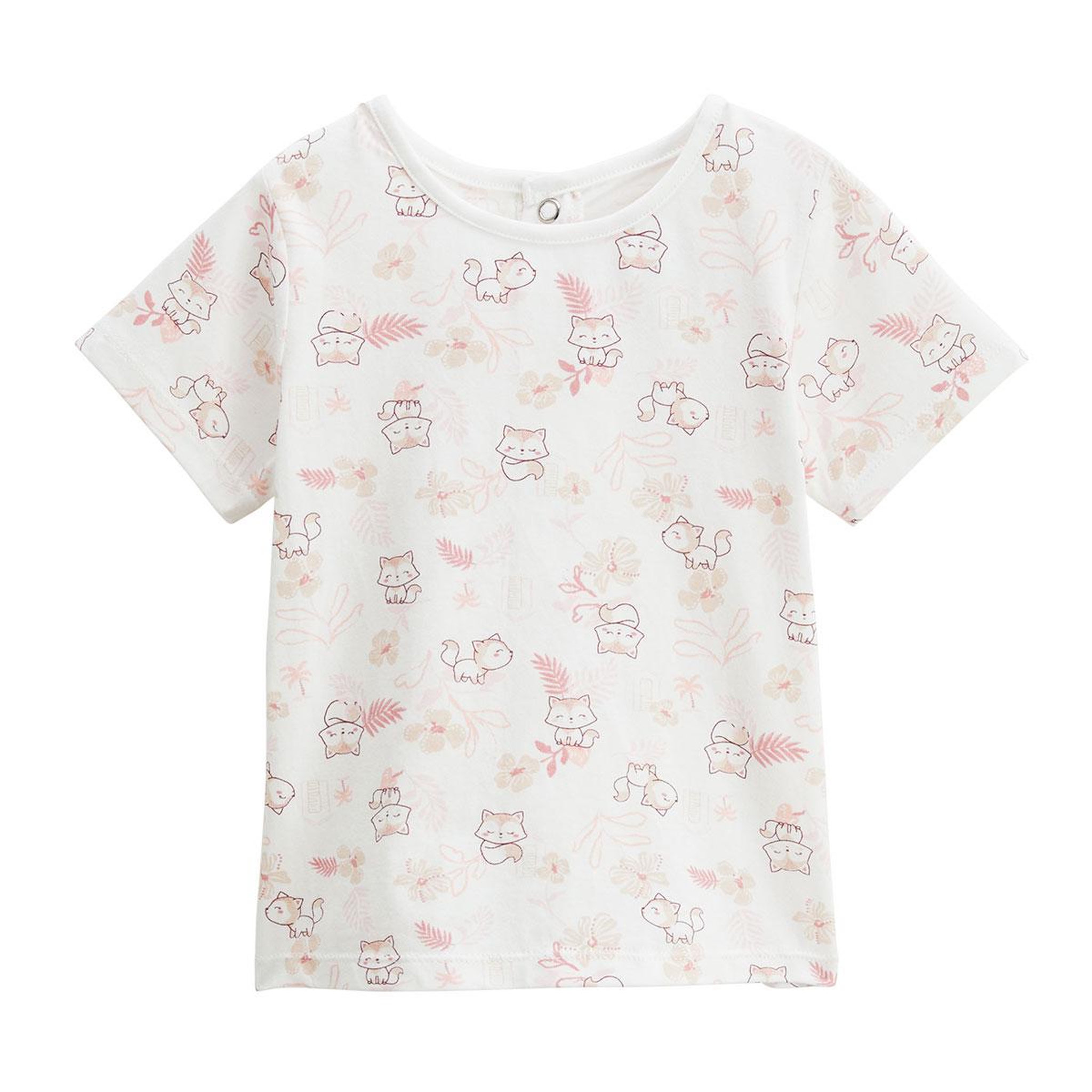 Voir la diapositive 4 : Petit Béguin Ensemble salopette bébé en gaze de coton et t-shirt louison