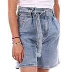 MONDAY PREMIUM Short Mom  Femme Monday Premium LW786. Coloris disponibles : Bleu