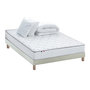 Voir la diapositive 1 : IDLITERIE Pack matelas ressorts ASTRE, sommier, couette et oreillers français