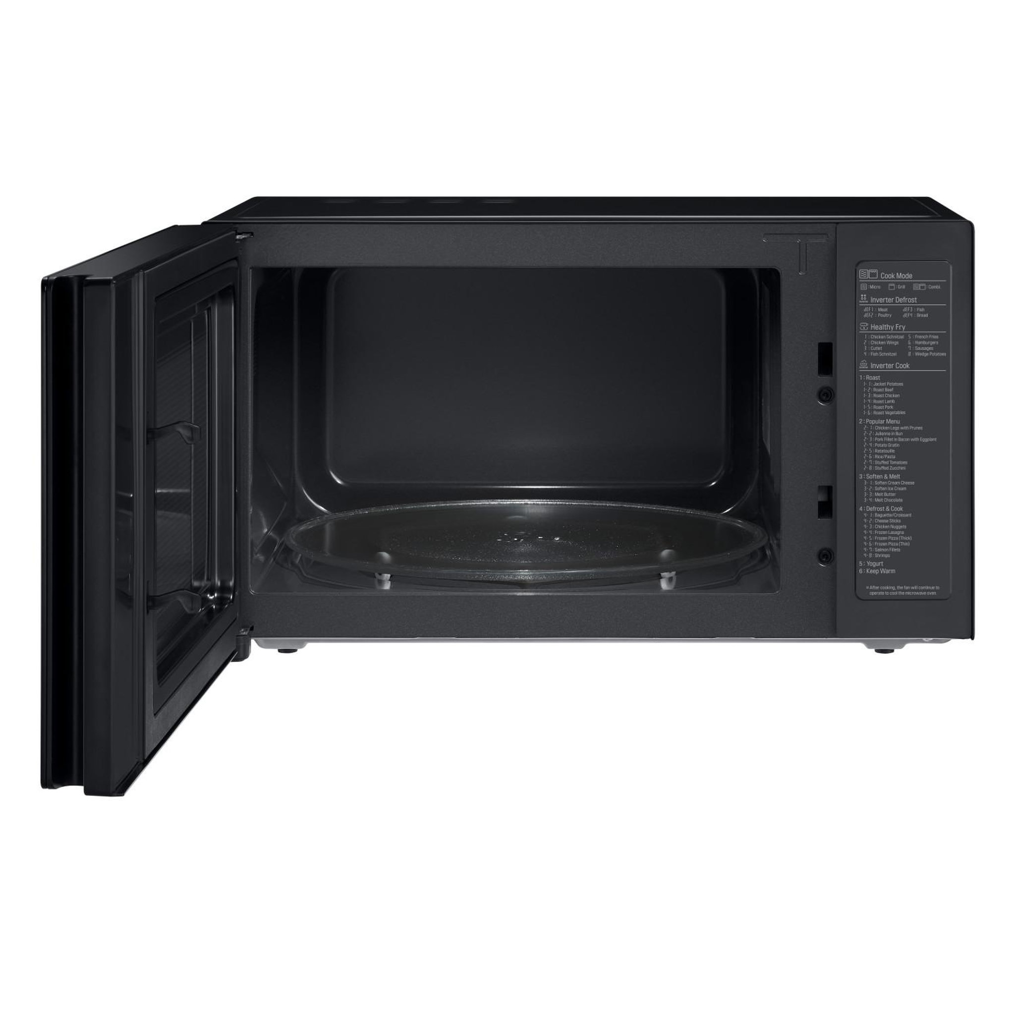 Voir la diapositive 3 : LG Four à micro-ondes LG MH7265DPS Noir Micro-ondes avec grill Surface plane 32 L 1350 W