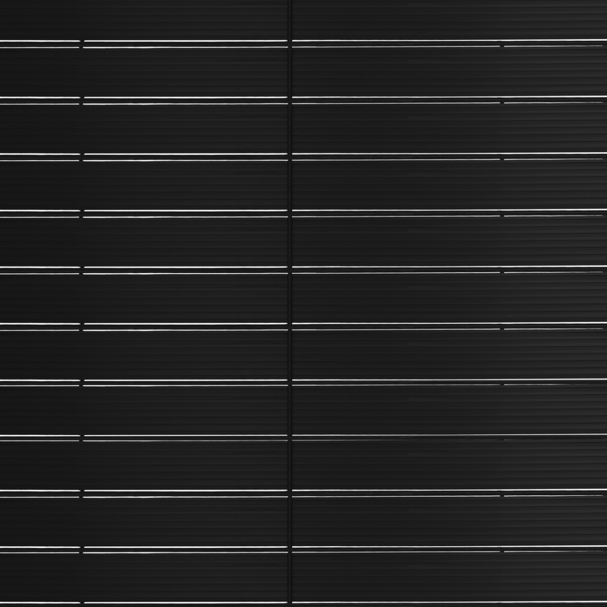 ID MARKET Kit de lamelles occultantes PVC noires L.60 M pour panneau grillagé