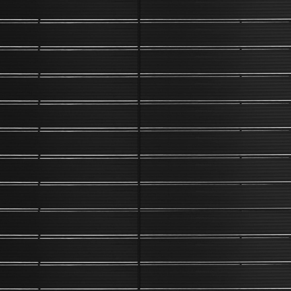 ID MARKET Kit de lamelles occultantes PVC noires L.60 M pour panneau grillagé