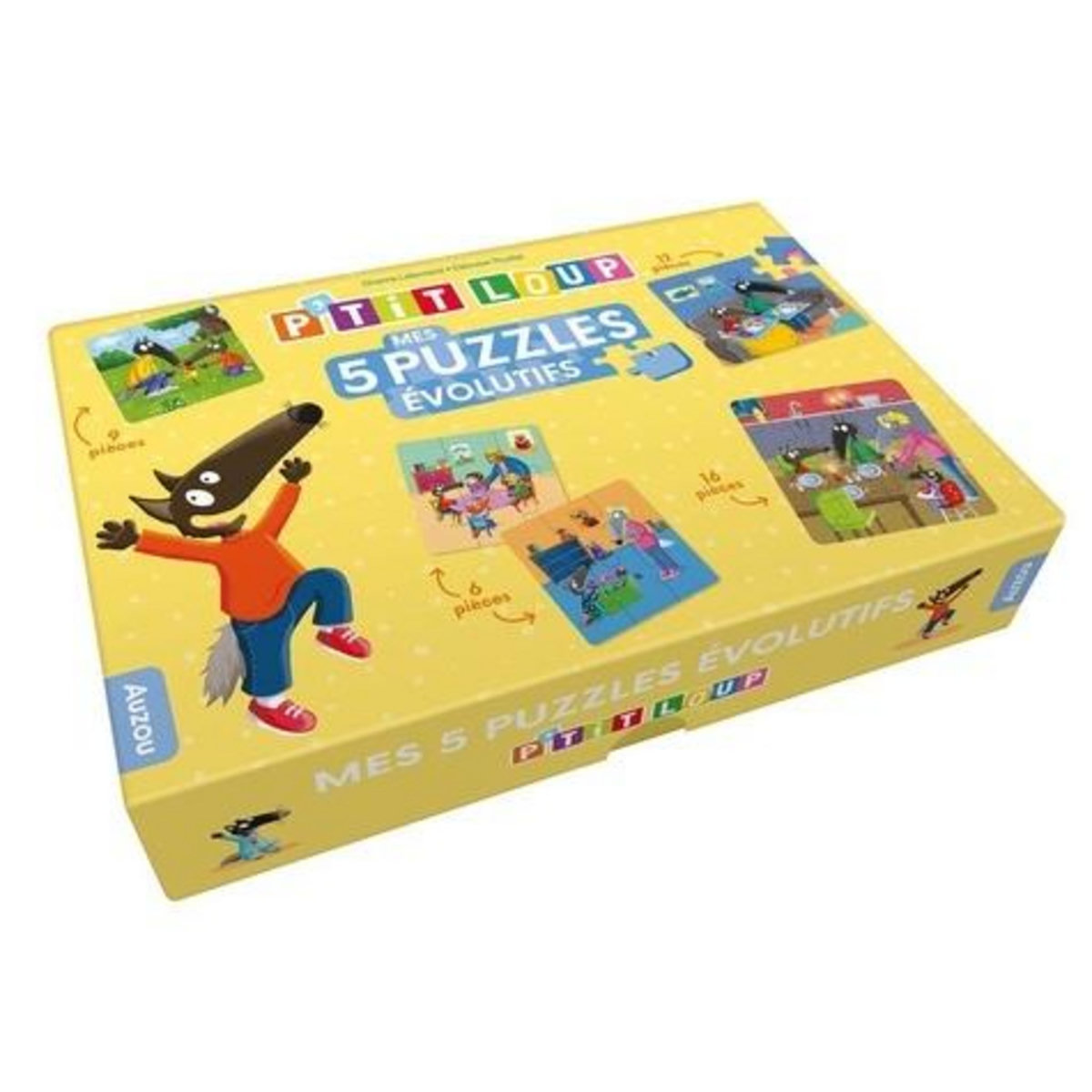MES 5 PUZZLES EVOLUTIFS P'TIT LOUP. + DES POSTERS POUR SERVIR DE MODELES !, Lallemand Orianne