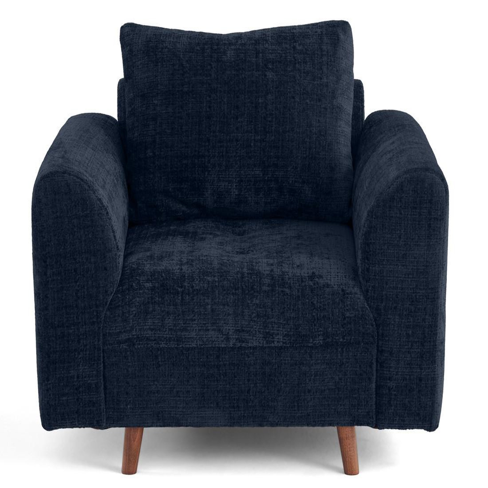 Voir la diapositive 1 : BEST MOBILIER Rune - fauteuil en velours texturé