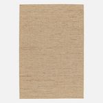 SWEEEK Tapis intérieur/extérieur effet jute claire avec touches de couleur. Coloris disponibles : Marron