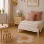 Voir la diapositive 4 : FUTURE HOME Tapis marguerite enfant en coton tufté 80x80cm