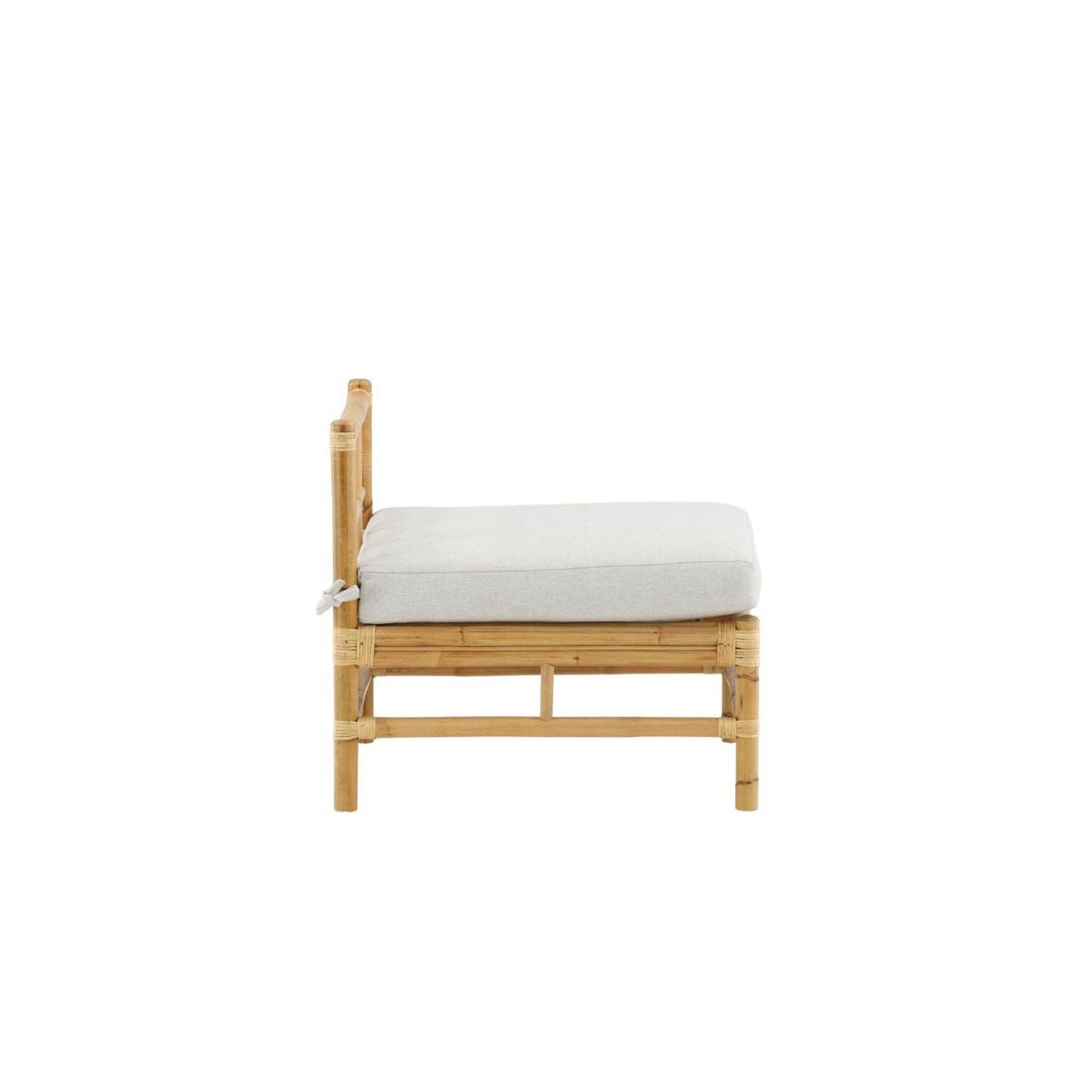 Voir la diapositive 2 : Paris Prix Canapé de jardin  cane  75cm naturel