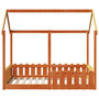 Voir la diapositive 4 : VIDAXL Cadre de lit d'enfants forme de maison sans matelas 80x160 cm