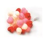 Guirlande lumineuse 20 coeurs roses