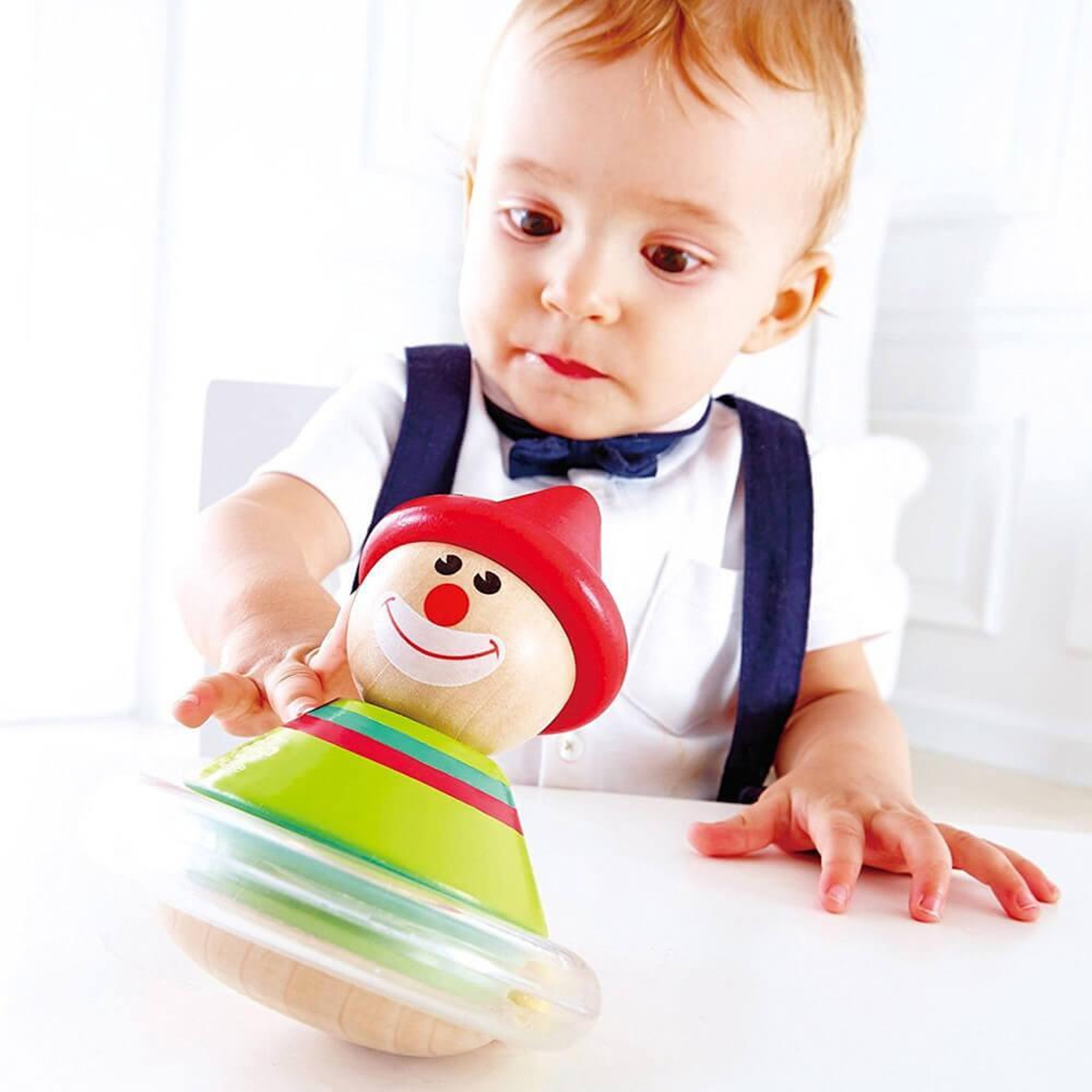 Voir la diapositive 3 : Hape Culbuto Roly Poly Ralph le clown