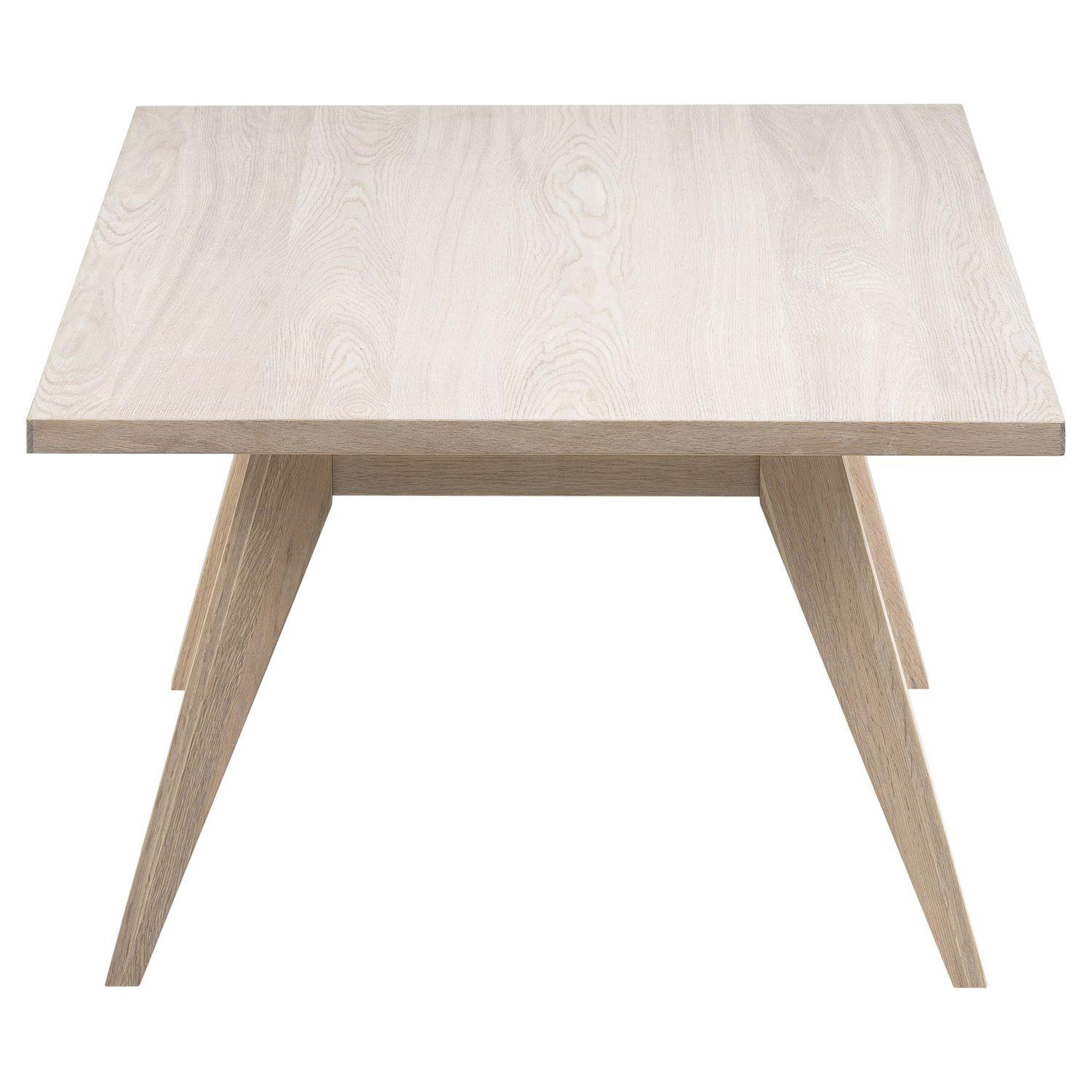 Voir la diapositive 3 : TOILINUX Table basse en panneaux de particules rectangulaire - beige