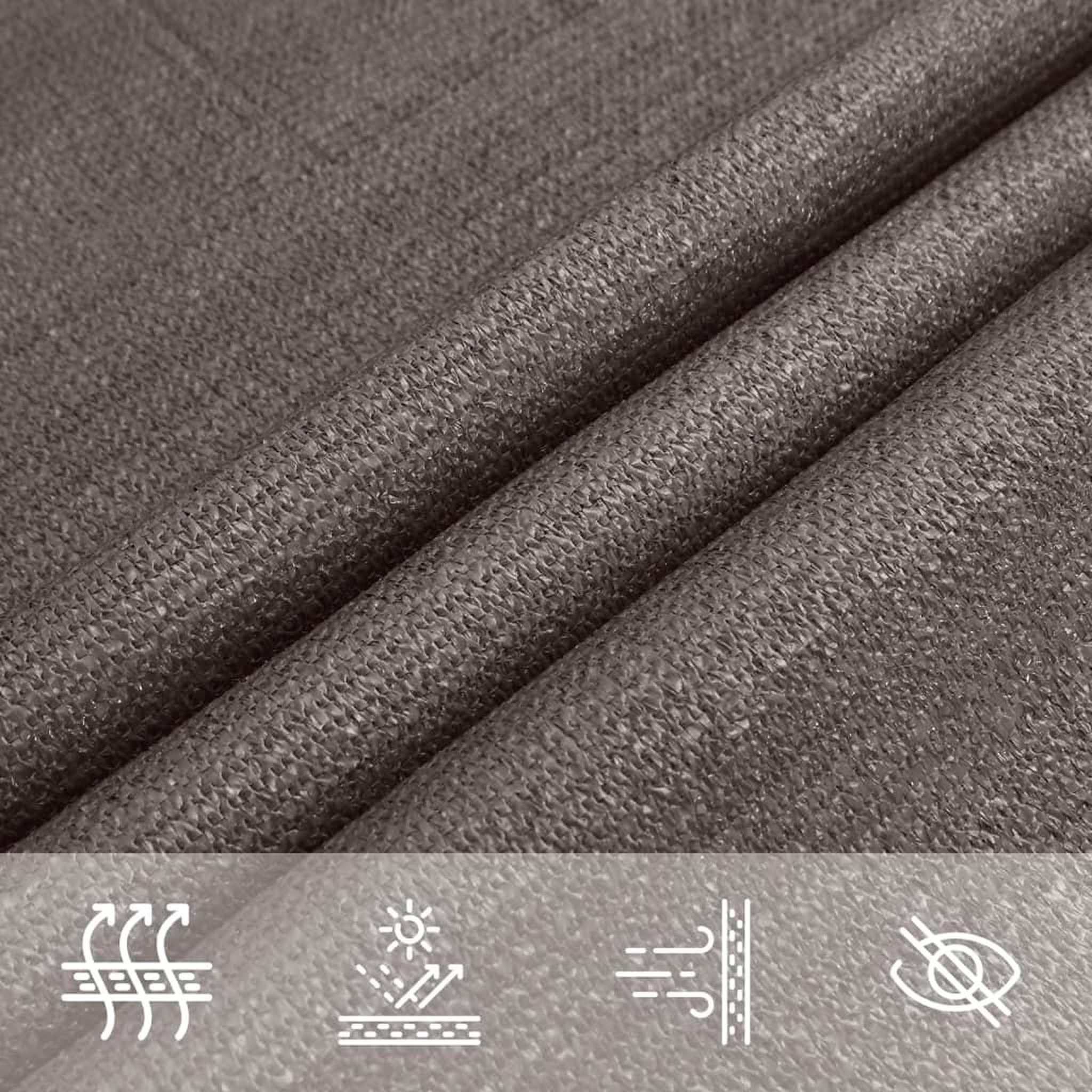 Voir la diapositive 5 : VIDAXL Voile d'ombrage 160 g/m^2 Anthracite 6x8 m PEHD