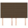 Voir la diapositive 3 : VIDAXL Tetes de lit 4 pcs Marron fonce 72x5x78/88 cm Tissu