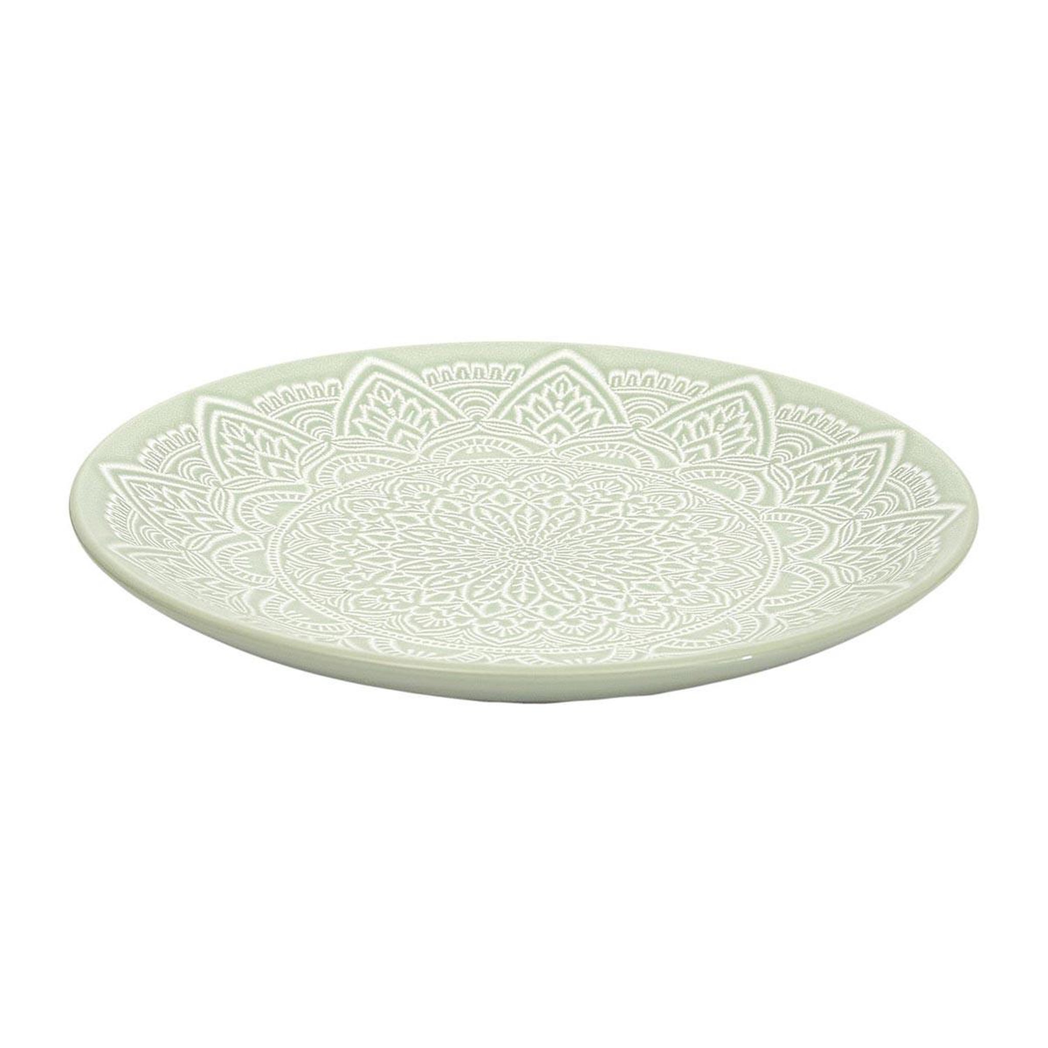 Voir la diapositive 2 : The Home Deco Factory Lot de 6 assiettes à dessert  sahara  19cm vert