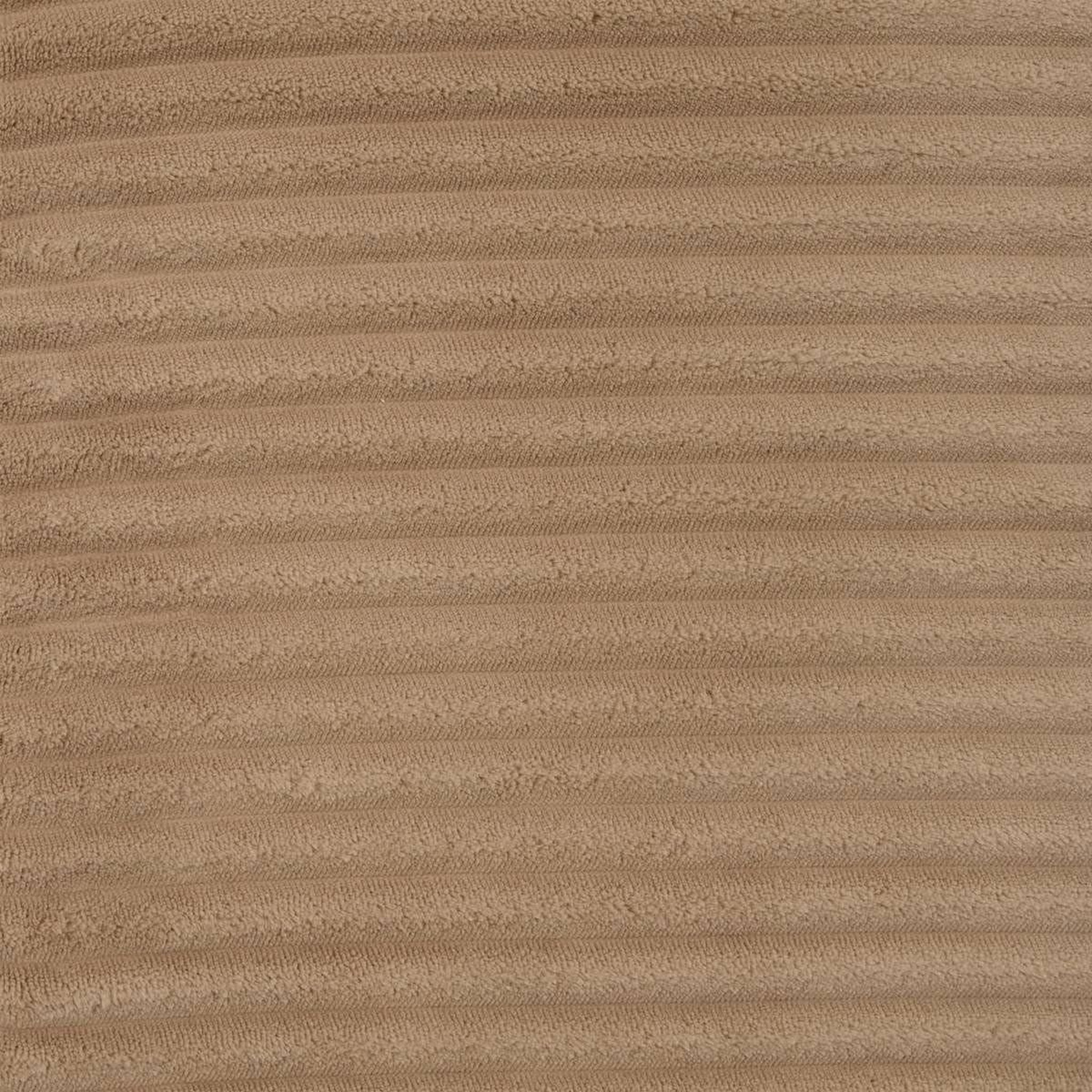Voir la diapositive 4 : ATMOSPHERA Pouf arche velours côtelé  sevi  43cm beige foncé
