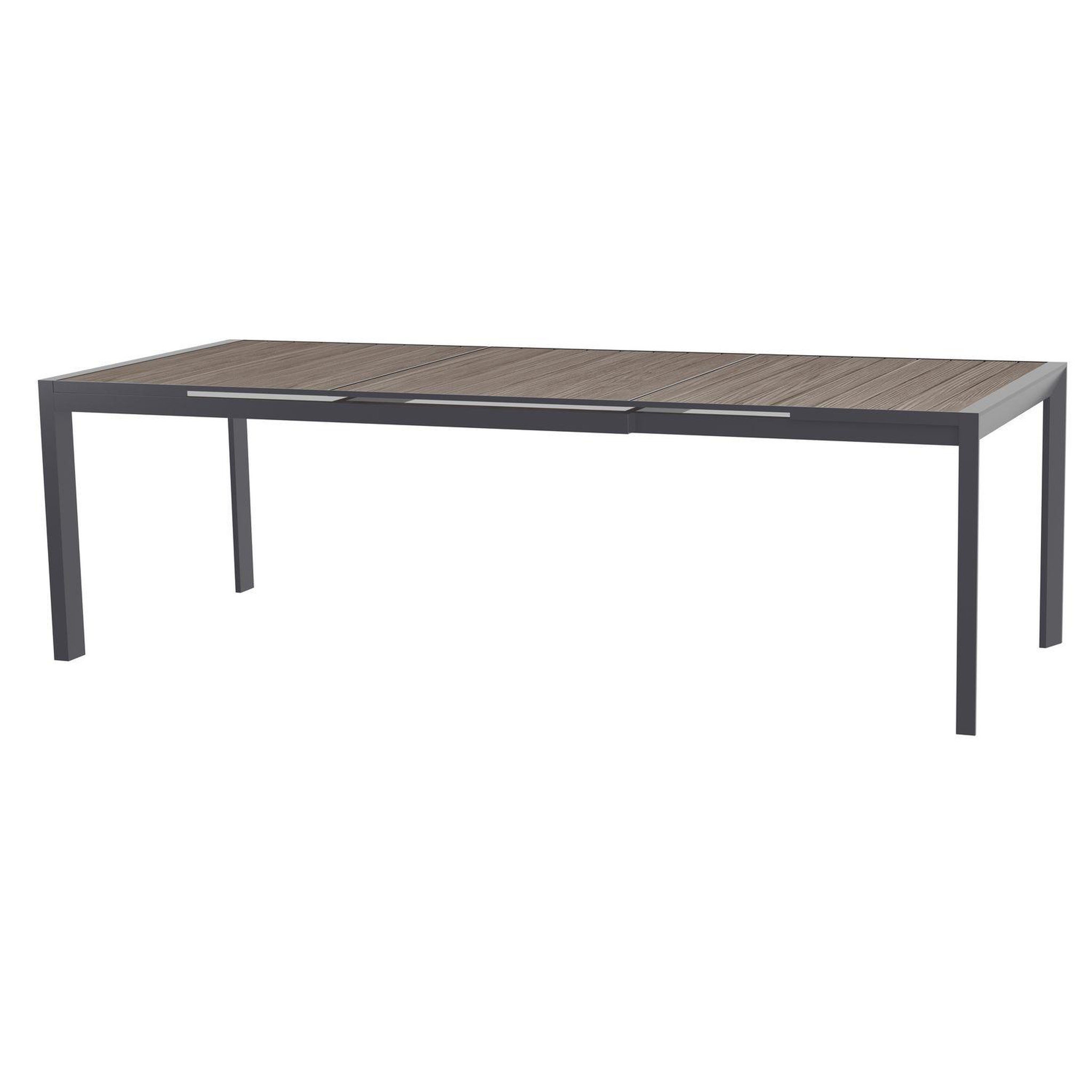 Voir la diapositive 4 : HESPERIDE Table de jardin extensible Evasion en aluminium