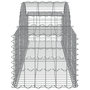 Voir la diapositive 5 : VIDAXL Paniers a gabions arques 12 pcs 200x50x40/60 cm fer galvanise