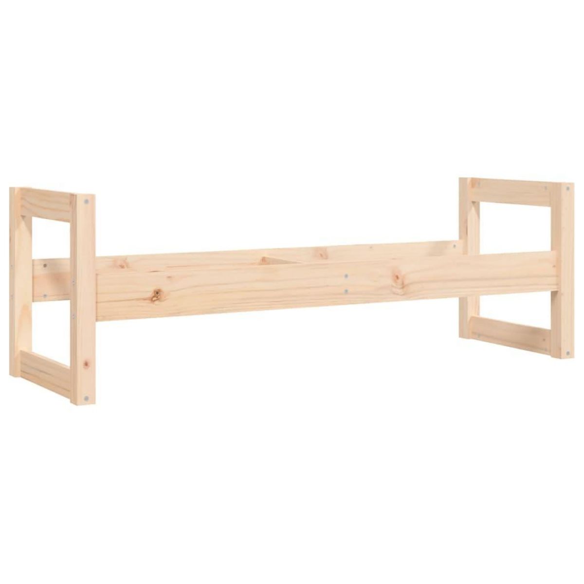 VIDAXL Porte-pneus 120x40x40 cm Bois de pin massif