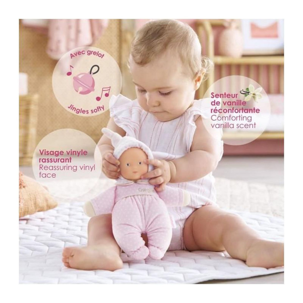 Corolle Doudou Babidoux Rêves d'Étoiles