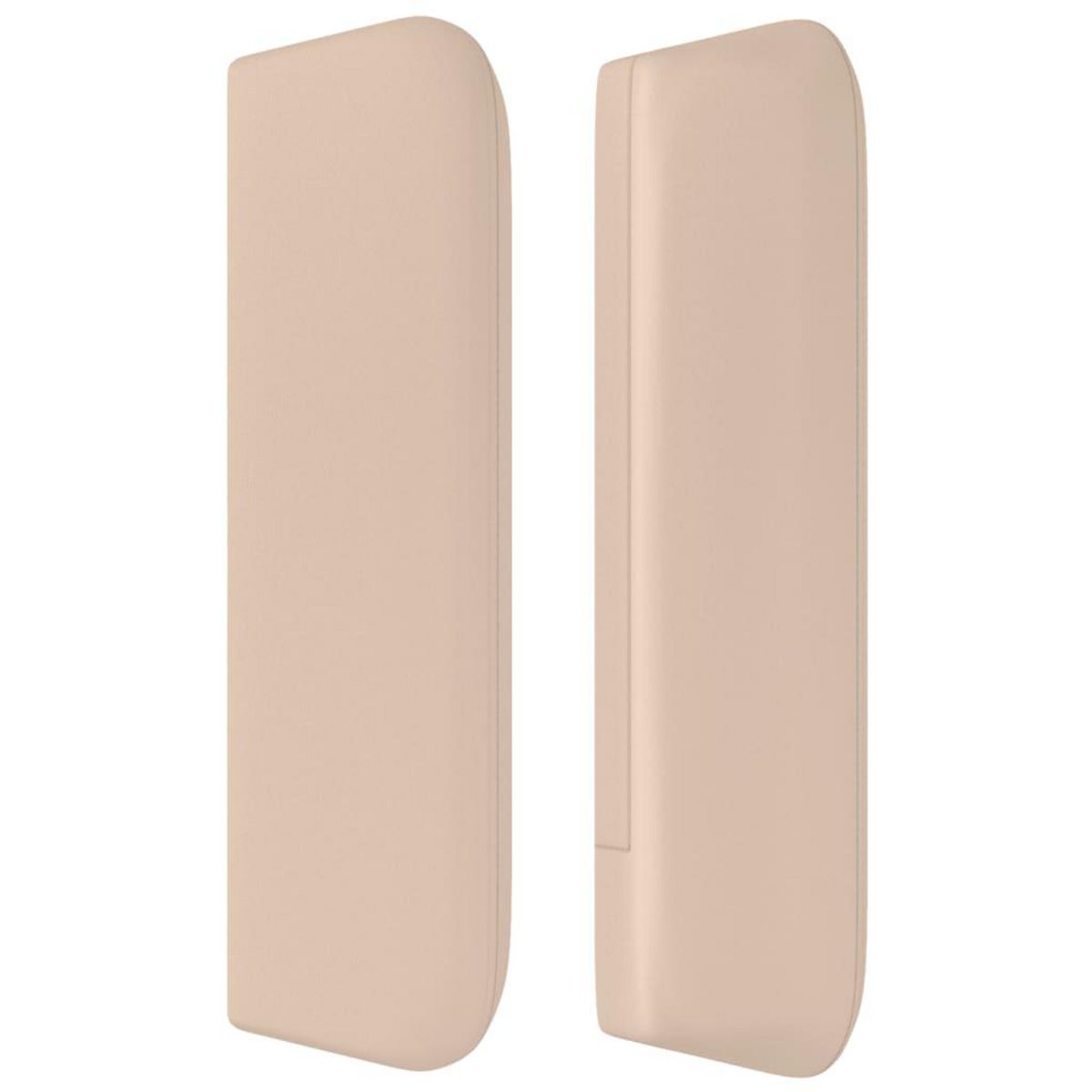 VIDAXL Tete de lit avec oreilles Cappuccino 103x16x78/88 cm Similicuir