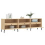 Voir la diapositive 4 : VIDAXL Meuble TV chene sonoma 150x30x44,5 cm bois d'ingenierie