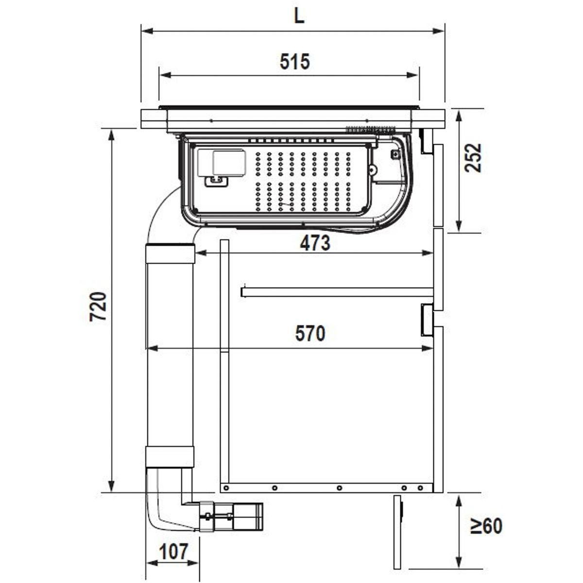 ELICA Kit de recyclage pour plaque aspirante - KIT0167756