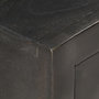 Voir la diapositive 4 : VIDAXL Table de chevet Noir et dore 40x30x50cm Bois de manguier massif