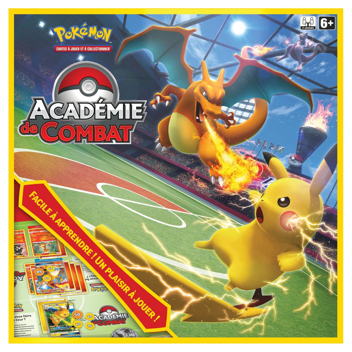 ASMODEE Jeu d'initiation Pokémon - Académie de combat 