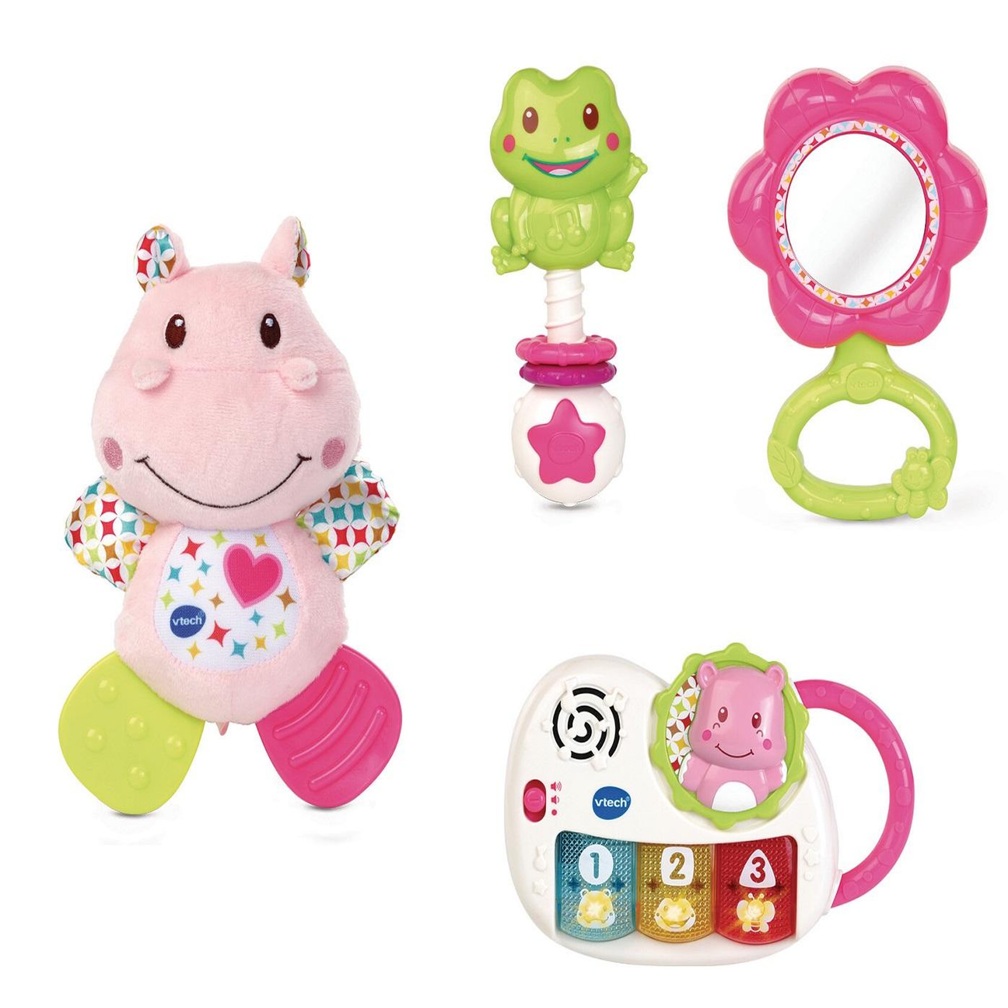 VTECH Coffret de naissance rose - éveil des sens