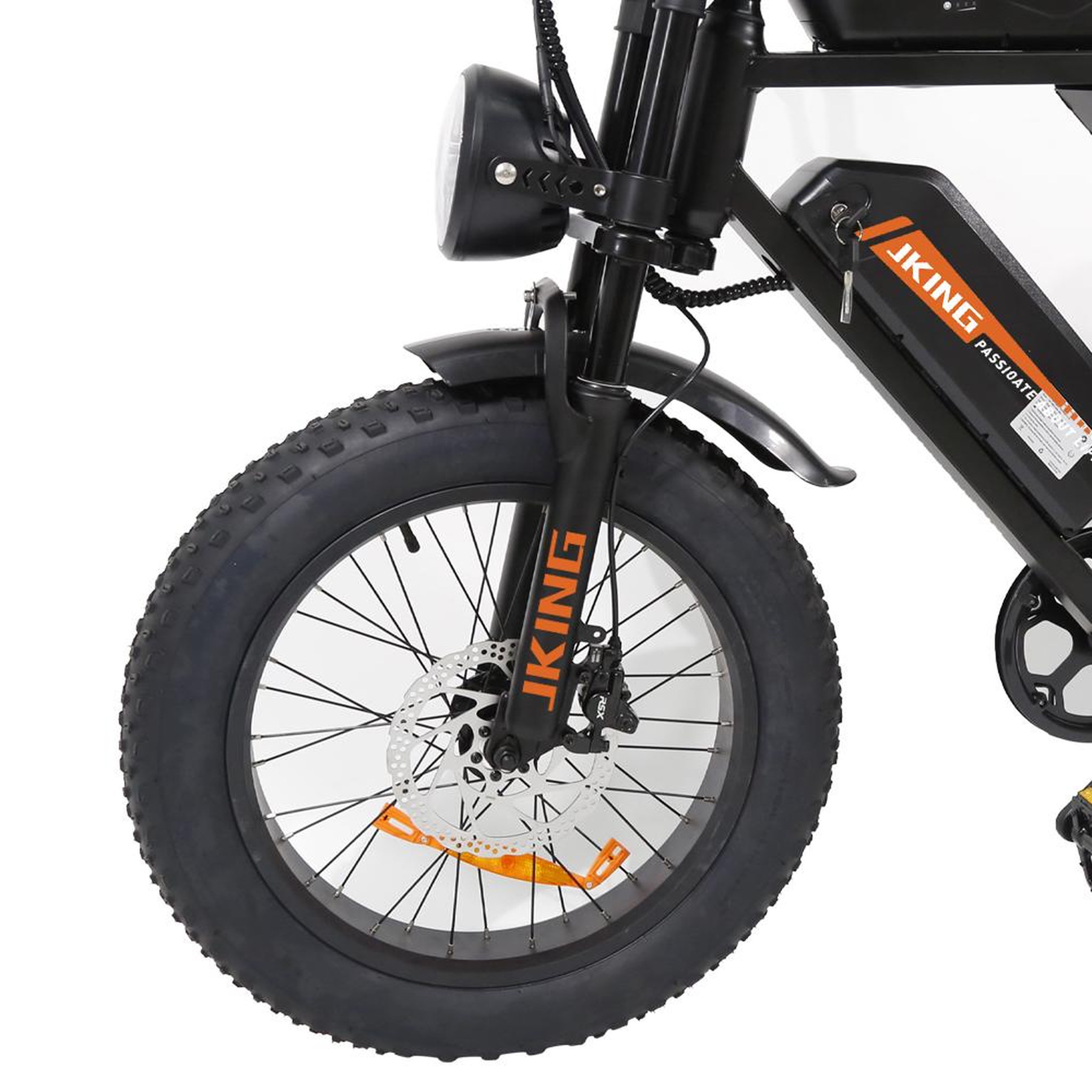 Voir la diapositive 6 : JKING Vélo électrique jking fxh002 pro, double batterie, 48 v 40,6 ah, pneus larges