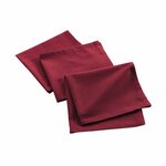 Paris Prix Lot de 3 Serviettes de Table  Mistral  40x40cm Bordeaux