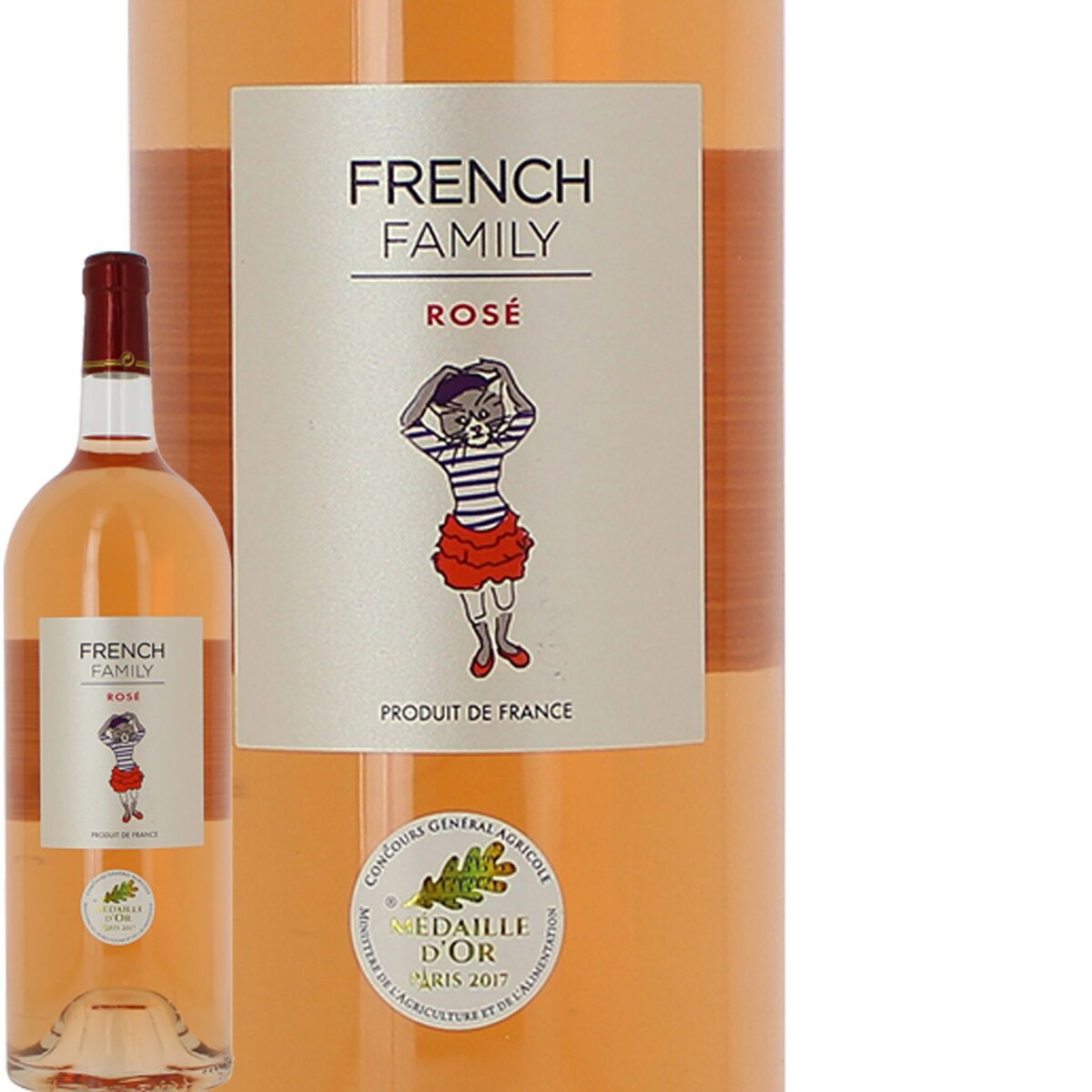 Bordeaux Rosé French Family 2016 Magnum 1.5l
