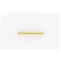 Voir la diapositive 6 : VIDAXL Tables de chevet murales 2 pcs blanc 35x35x20 cm