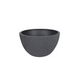 Eda Pot de fleurs vasque Basalt Up Ø 29 x 12 cm - 5,5 L - Gris anthracite - Eda