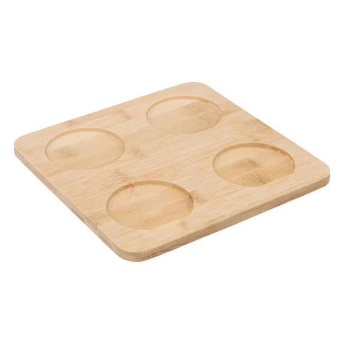 SECRET DE GOURMET Service Apéritif 5 Pièces  Bistrot  22cm Blanc