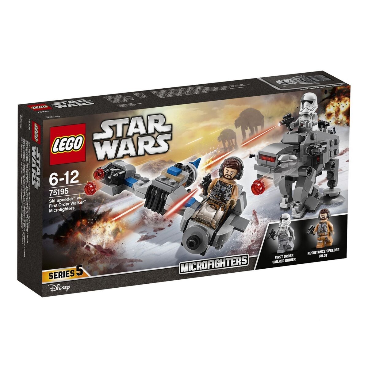 LEGO Star Wars 75195 - Microfighter ski speeder Vs quadripode du premier ordre
