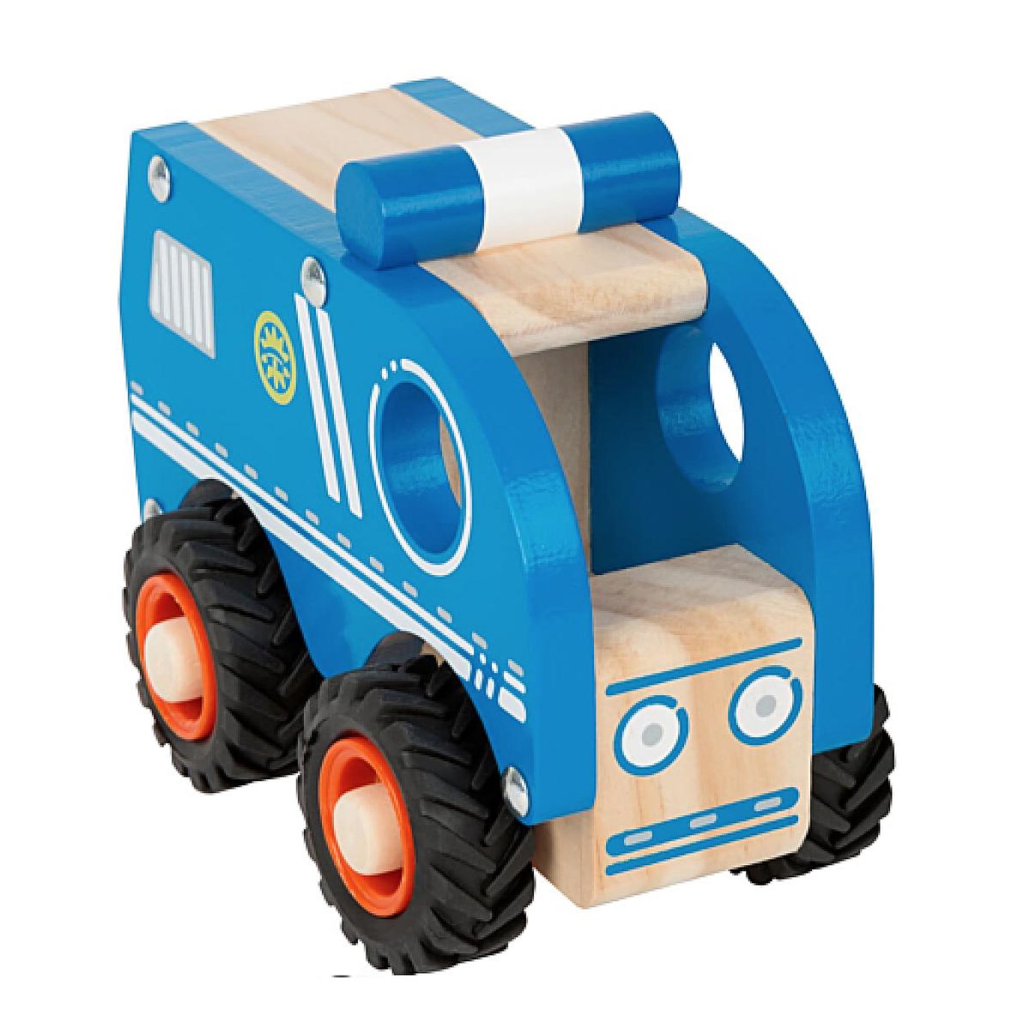 Voir la diapositive 2 : SMALLFOOT Voiture de Police en bois - Small Foot
