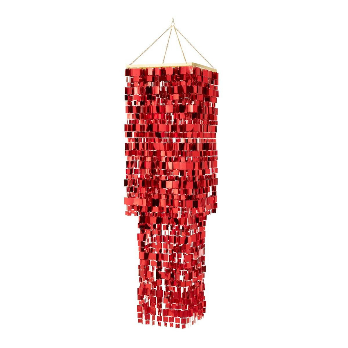Paris Prix Abat-Jour Suspension Design  Disco  180cm Rouge