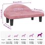 Voir la diapositive 6 : VIDAXL Lit pour chien rose 70x52x30 cm velours