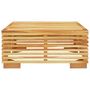 Voir la diapositive 3 : VIDAXL Table basse de jardin 69,5x69,5x31 cm Bois massif de teck
