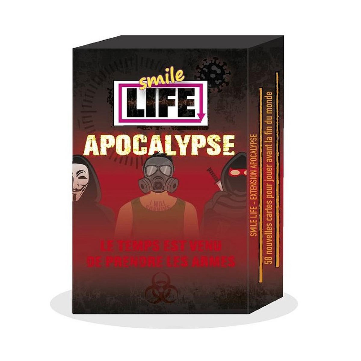 Blackrock Editions smile life extension apocalypse 60 min jeu de cartes blackrock games