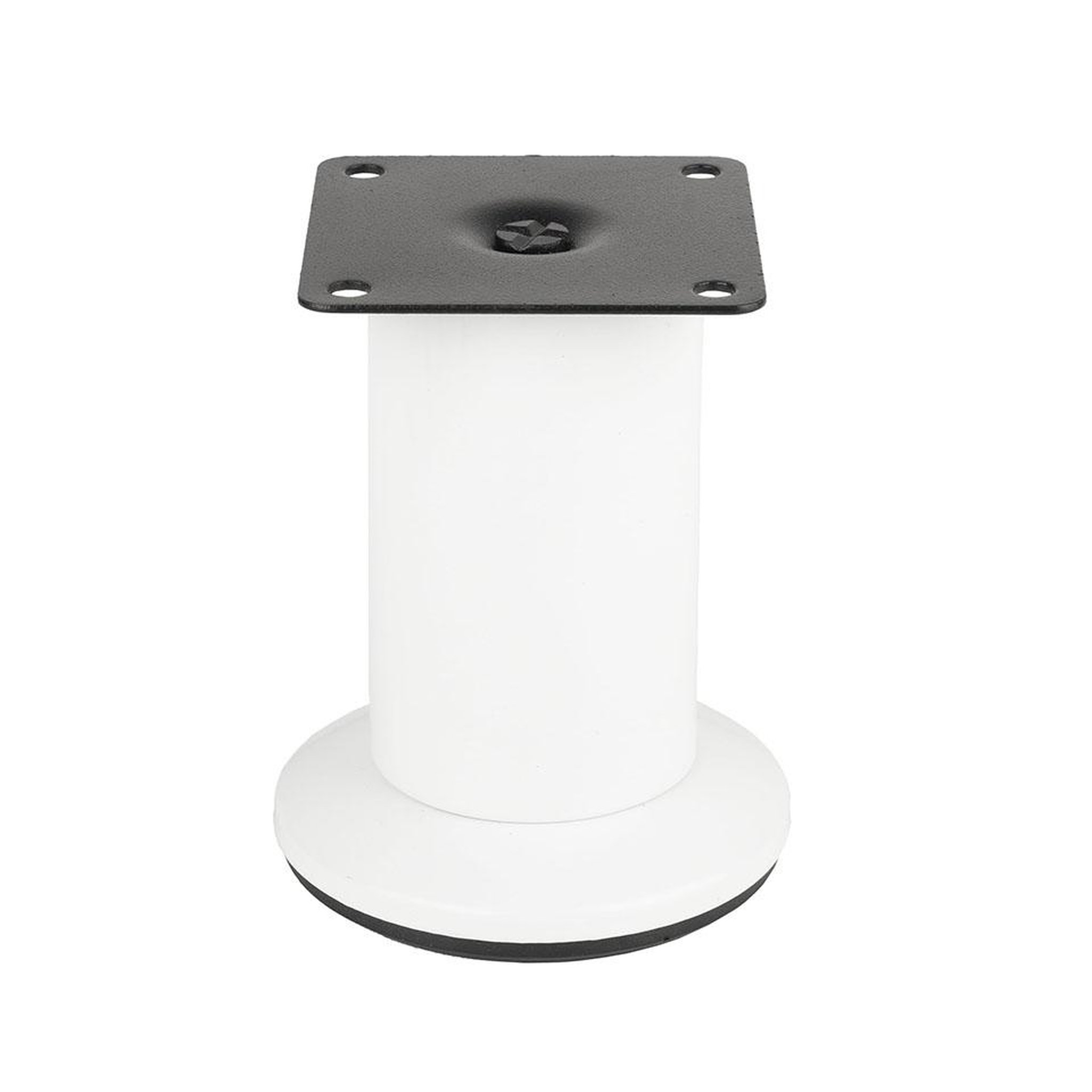 CENTRALE BRICO Pied de meuble fs001 80 mm réglable blanc brillant