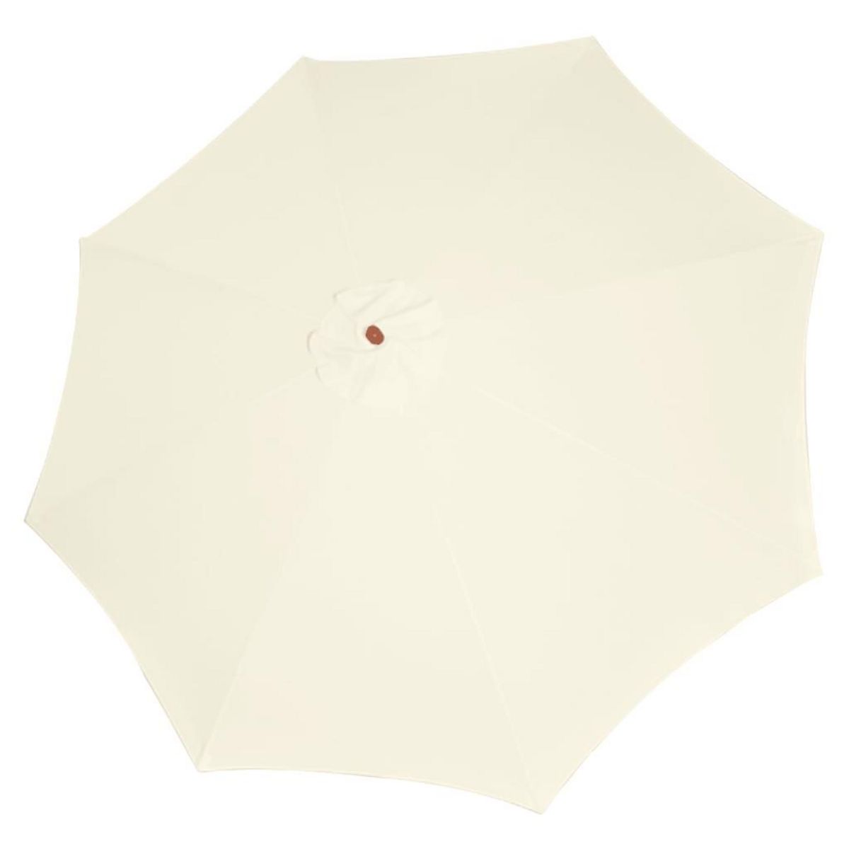 VIDAXL Parasol 300x258 cm Blanc sable