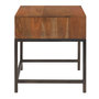 Voir la diapositive 5 : Rendez vous déco Table de chevet 1 tiroir en bois d'acacia et bois recyclé-Krabi