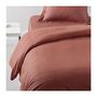 Voir la diapositive 3 : Today Housse de couette TODAY Essential - 140 x 200 cm - 1 personne - 100% Coton uni - Terracotta